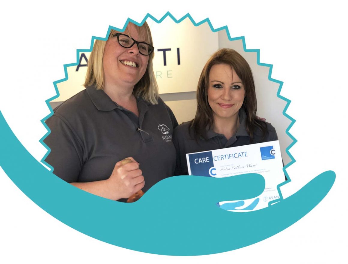 ellie_care_certificate_avanti_homecare2 Our first employee passes the Care Certificate