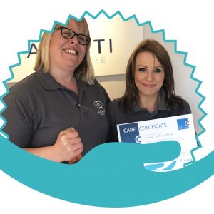 ellie_care_certificate_avanti_homecare2 Our first employee passes the Care Certificate
