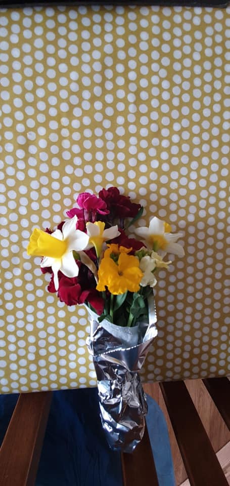 A bouquet of flowers